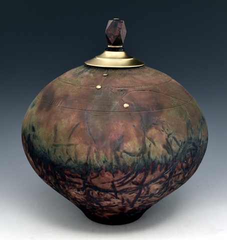 Phoenix Raku Style Individual Style Urn