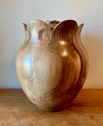 Red Gum Flower Individual Size Urn With Screw On Lid