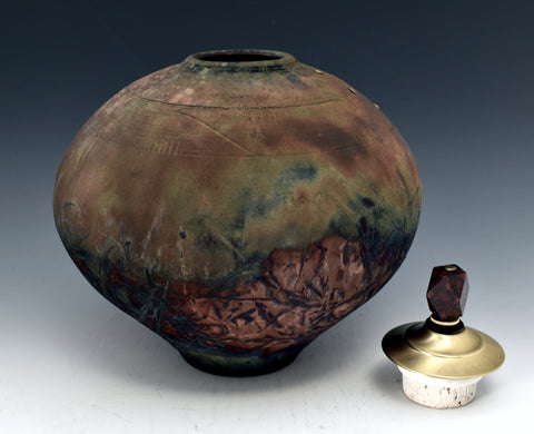 Phoenix Raku Style Individual Style Urn