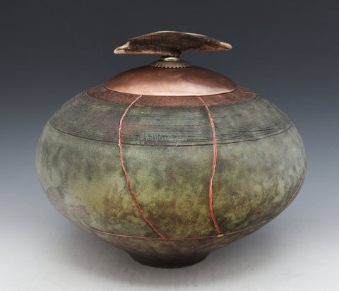 Reborn Raku Style Companion Urn