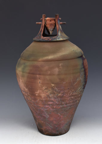 Forest Temple Raku Style Individual Style Urn